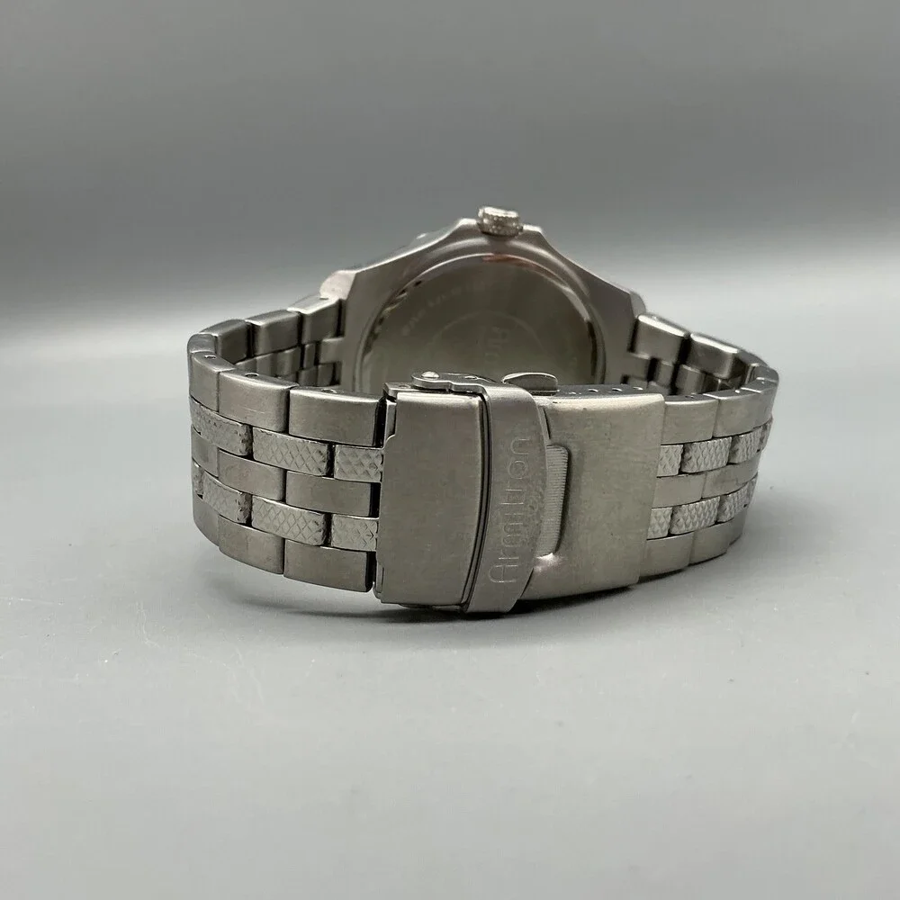 Armitron 20/4471ST Mens Watch 42mm Blue Silver Tone Bracelet New Battery 7.5